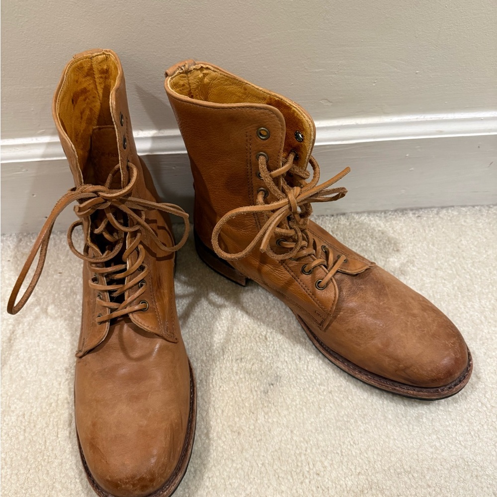 FRYE Men's Brown Leather Boots worn once! mens 10